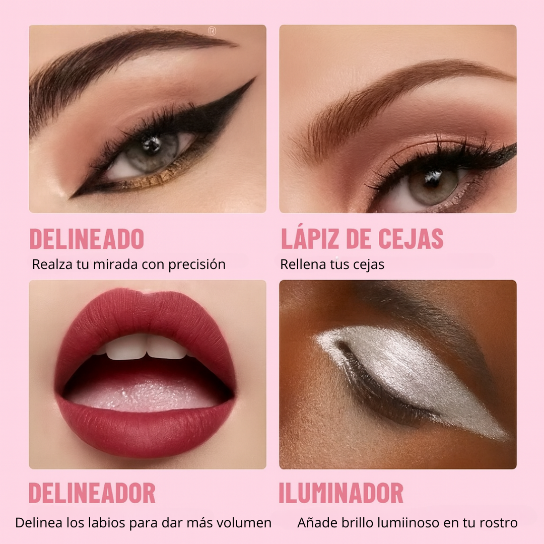 Beauty Stick - Lápiz de maquillaje 4 en 1 (OFERTA - PAGA 1 Y LLEVA 2)